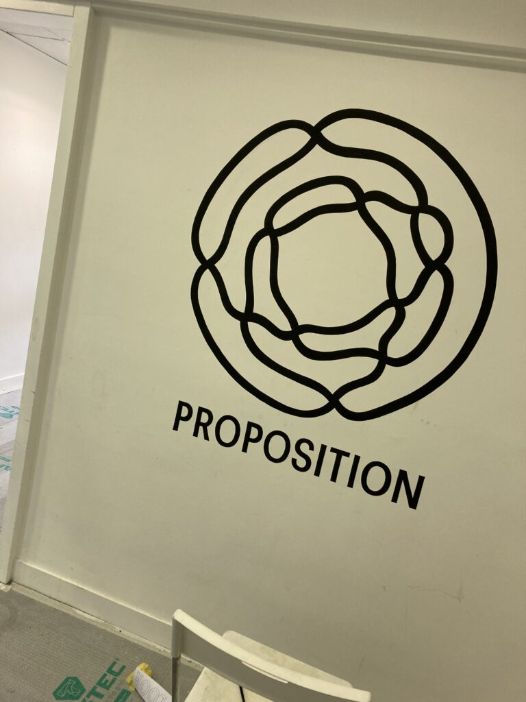 Proposition Camden logo by Seraina Sign Writer All London, Near us.