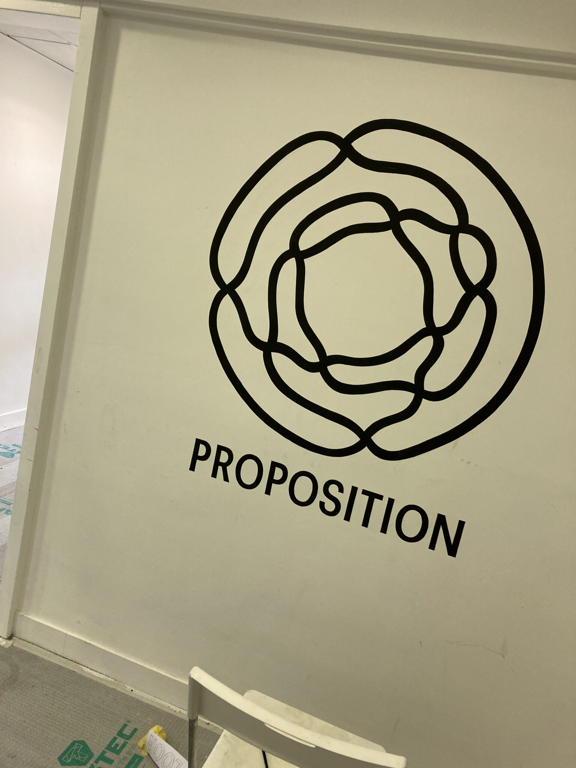 Proposition Camden logo by Seraina Sign