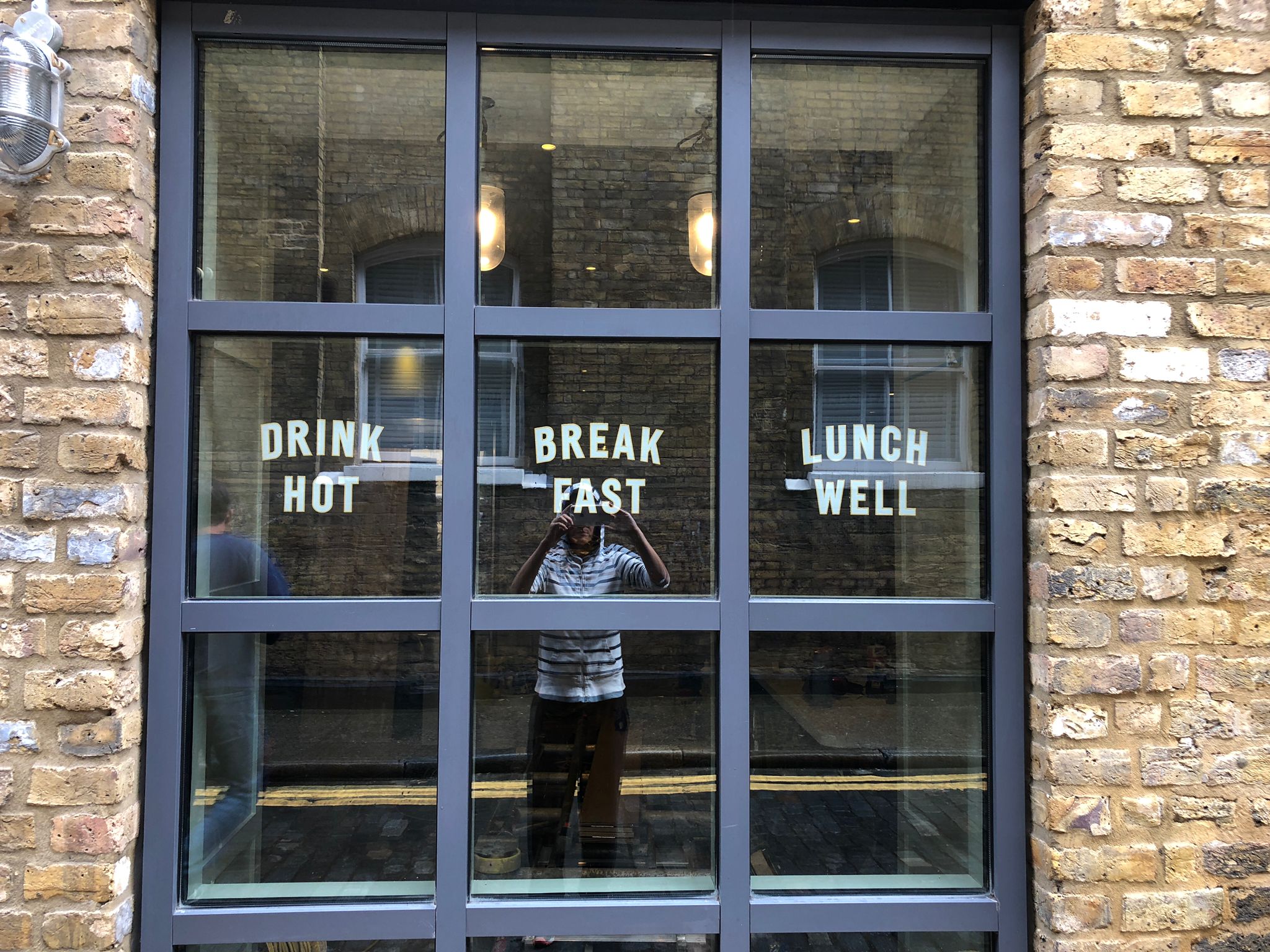 London's most beautiful Cafe signs