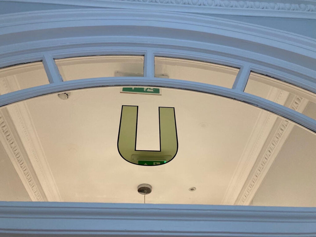 Hotel office Workplace Wayfinding Trad London sign writer NGS Seraina signage