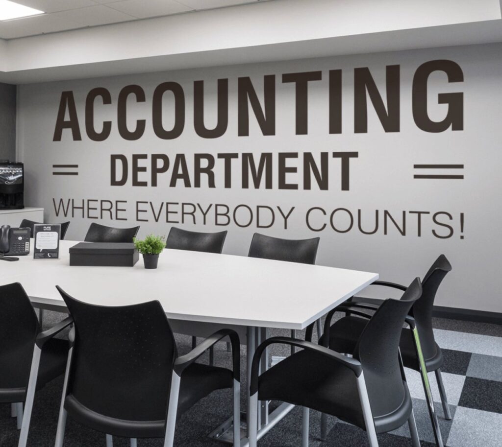 Wall art for ngs seraina Traditional signs of London offices hand painted graphics Seraina London Mural painter