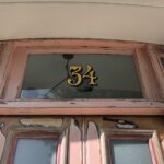 London sign writer house numbers, Gold Victorian Fanlights Transoms, chicago gild