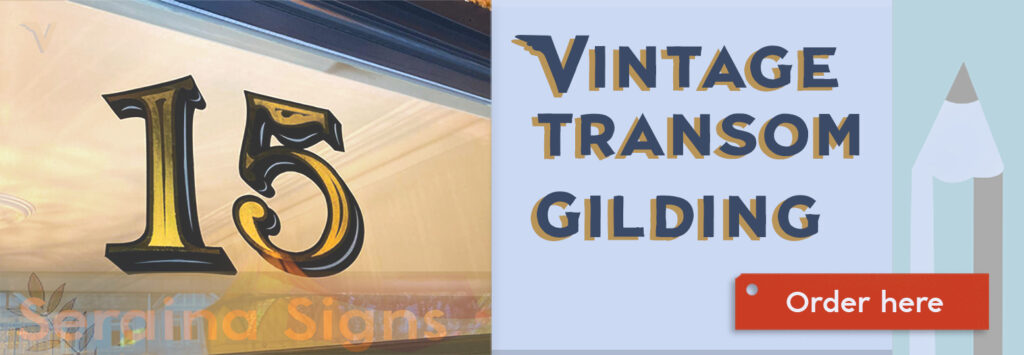 Seraina Sign writers London, Traditional sign writer, Sign writing, House Columns, Hotel Pillar, Numerals, Numbering Sign Writer: