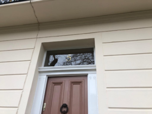 gold leaf transom by seraina of London