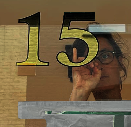 Gold Leaf house door numbers