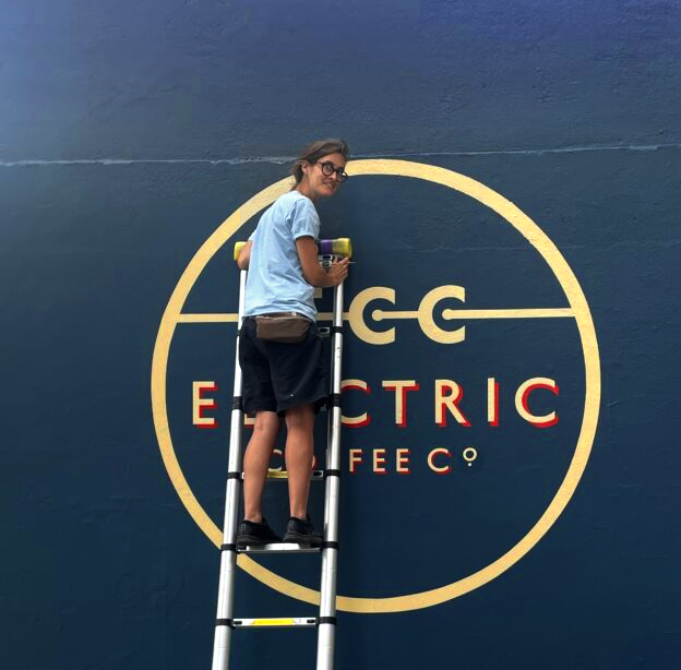 Hand Painted signs by Seraina, Wayfinding signage specialist, Large scale signs, Traditional sign writer london, House numbers, Gold Leaf, Shop, Chelsea-painted house numeral.jpeg. Retail signs, Shop fitters, Seraina all-signs signs, By Hand painted.