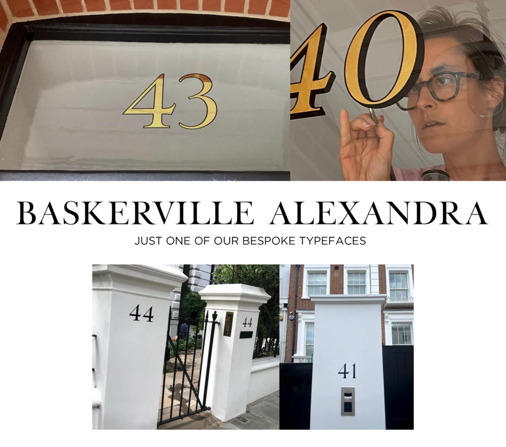 GOLD TRANSOM NUMBER LONDON, Vintage numbering, Hand painted, SERAINA SIGNS CAMDEN TOWN NGS