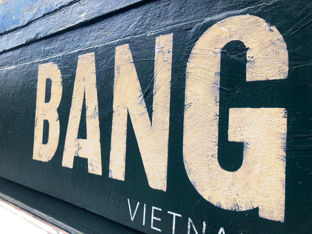 Bang Bang Vietnamese Cafe Warren St Hand Painted by Seraina