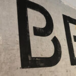 Bean feast Poplar type at Wolwich works NGS signs Beanfeast eatery signage