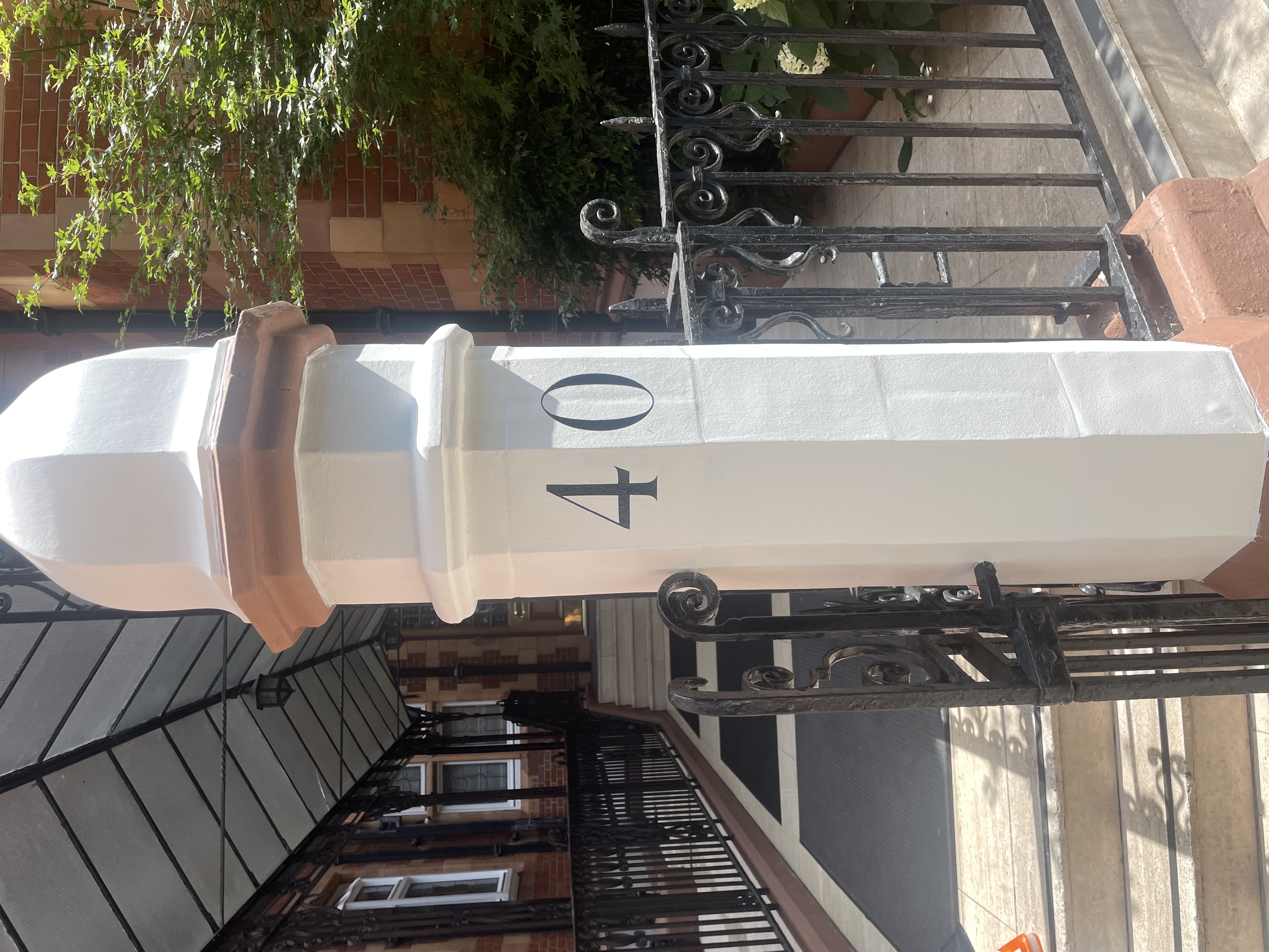 Eccleston and Ebury Street, Eaton Sq, Belgravia,  sign writer Seraina Signs